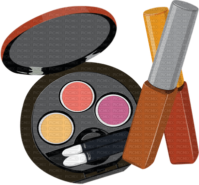makeup tube deco  maquillage rouge schminke - безплатен png