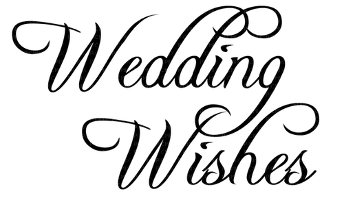 Kaz_Creations Text-Wedding-Wishes - darmowe png