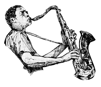saxophoniste - gratis png
