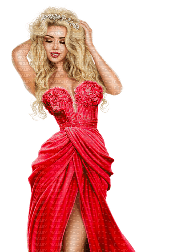 woman red fashion - δωρεάν png