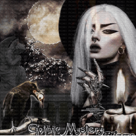 gothic goth gif milla1959 - GIF animado grátis