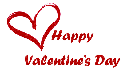 Kaz_Creations Text Valentine's Day - безплатен png