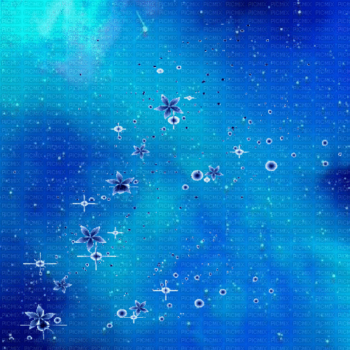 DI / BG / animated.sparkles.flower.blue.idca - Free animated GIF