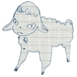 sheep drawing - png gratis