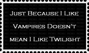 Just because I like vampires stamp - фрее пнг