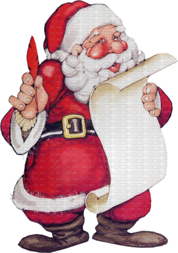 Weihnachtsmann - Gratis animerad GIF