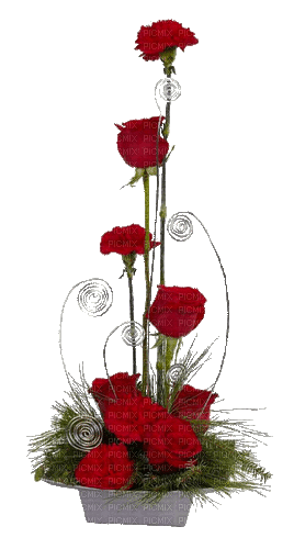 Blumen, Gesteck - Ilmainen animoitu GIF