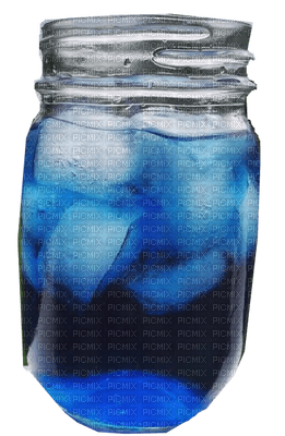 Blue Ice jar - png gratis