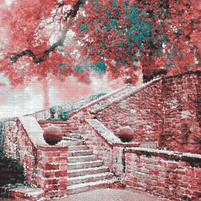 soave background animated autumn vintage stairs - GIF animado gratis