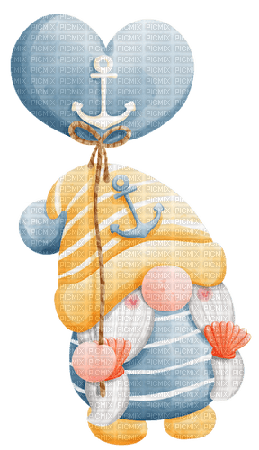 kikkapink summer deco gnome - ücretsiz png