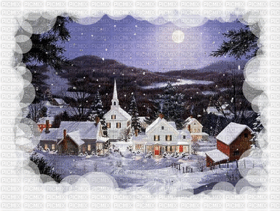 paysage hiver - Kostenlose animierte GIFs