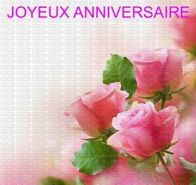 image encre joyeux anniversaire fleurs mariage  edited by me - 免费PNG