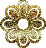 arany virág - GIF animado grátis