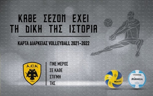 GIANNIS TOUROUNTZAN - AEK CARD VOLLEYBALL - ingyenes png