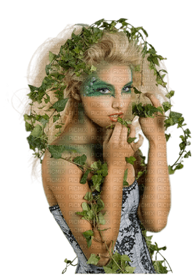 Kaz_Creations Woman Femme Leaves Leafs - 無料png