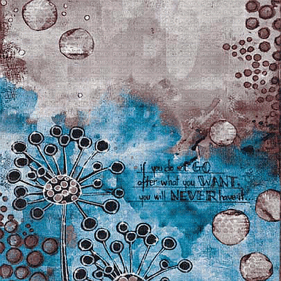 soave background  animated  flowers blue brown - Darmowy animowany GIF