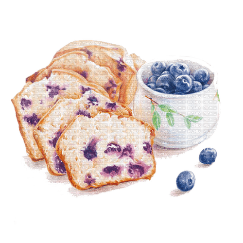 Blueberry Cake - bezmaksas png