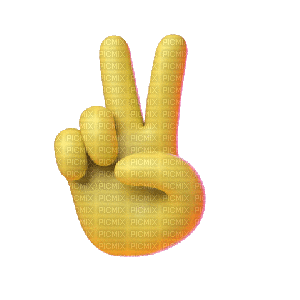 Emoji Hand Victory - Free animated GIF - PicMix