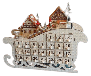 advent calendrier,noel - 免费PNG