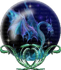 dragon globe - Gratis geanimeerde GIF