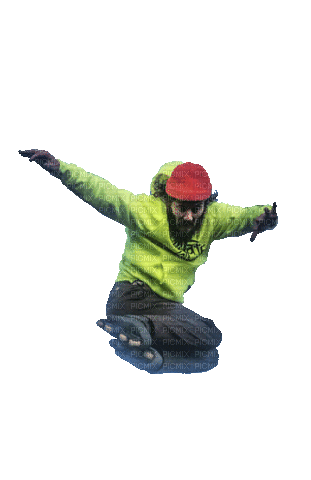 Jump Rollerblading - Free animated GIF
