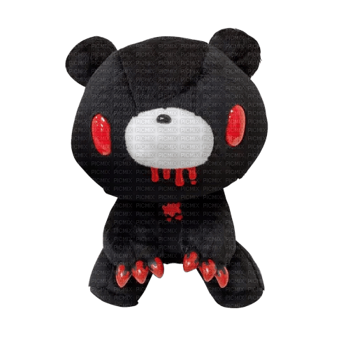 Black Gloomy Bear - bezmaksas png
