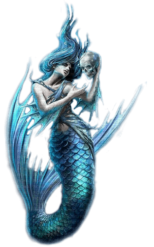 gothic mermaid by nataliplus - 免费PNG