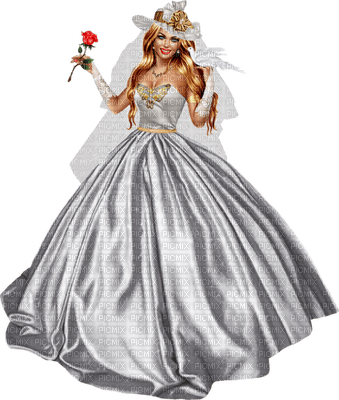 bride braut jeune mariée femme woman frau beauty tube human person people wedding - PNG gratuit