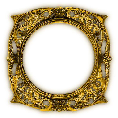 sm3 gold frame  chinese border image shape - 無料png