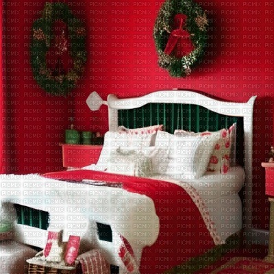 Santa's Bedroom - ücretsiz png