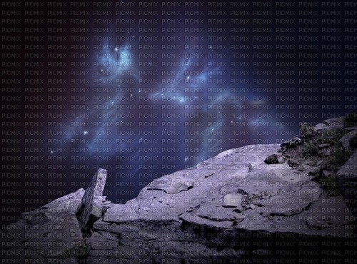 Purple Space Rock Background - PNG gratuit