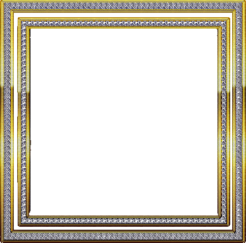 double gold diamond frame - 免费动画 GIF