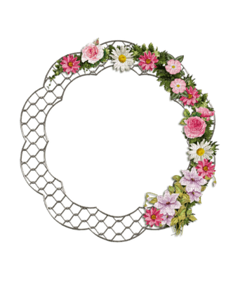 cadre frame fleur - darmowe png