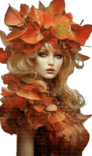 Осенний портрет - PNG gratuit