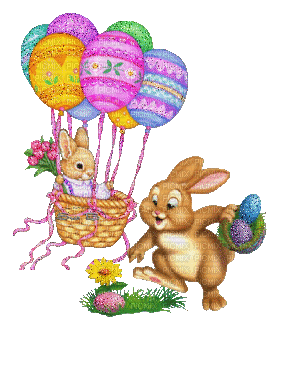 Ostern, Hasen - Free animated GIF