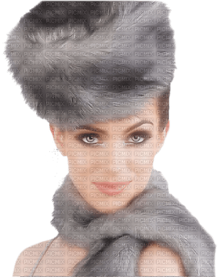 Kaz_Creations Woman Femme Grey Winter Hat - PNG gratuit