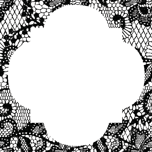 lace black animated frame dolceluna - GIF animasi gratis