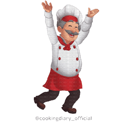 Cuisinier.Chef.Cocinero.gif.Victoriabea - Animovaný GIF zadarmo
