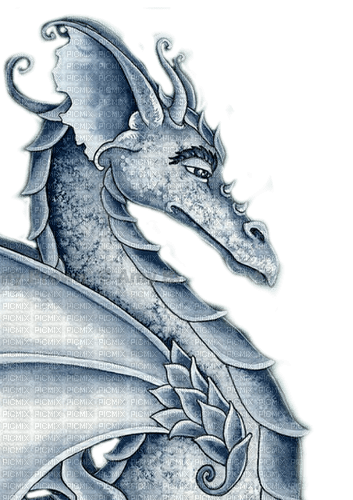 blue  dragon by nataliplus - kostenlos png