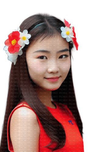 Asian girl - png ฟรี