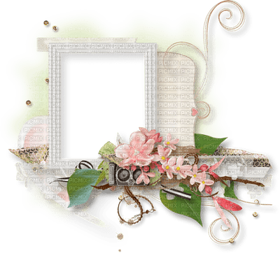 Pink Green Frame - δωρεάν png