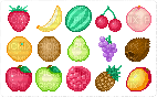 Fruits - Zdarma animovaný GIF