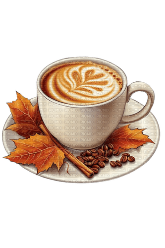 Autumn cup - PNG gratuit