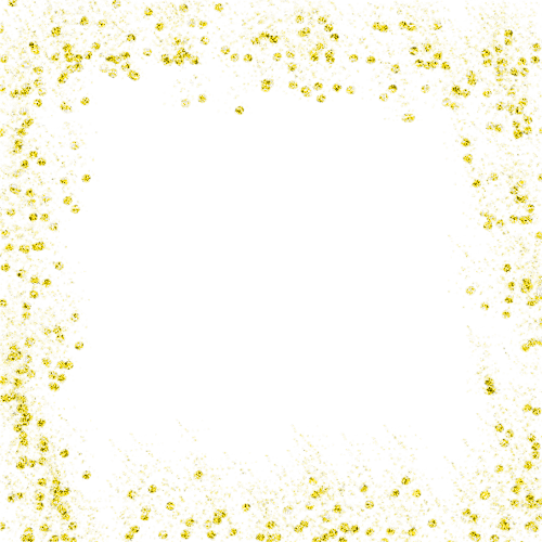 Glitter.Frame.Yellow.Gold - Free PNG