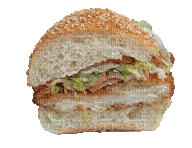 rotating chicken sandwich - Besplatni animirani GIF