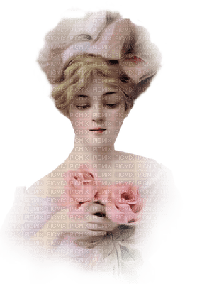 Victorian woman face bp - 無料png