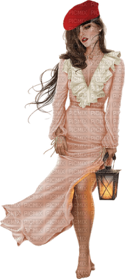 woman with lantern bp - фрее пнг