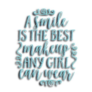 kikkapink smile quote text blue - δωρεάν png