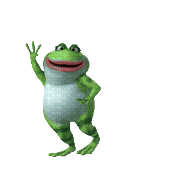 żaba - Animovaný GIF zadarmo