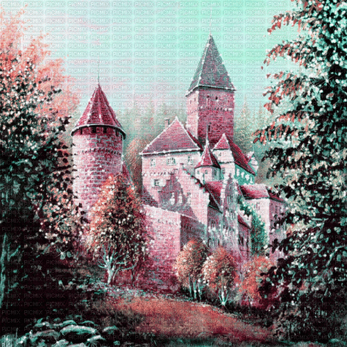 burg castle milla1959 - Animovaný GIF zadarmo